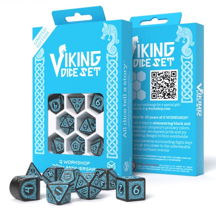 Q Workshop 20 Years: Viking Dice Set Q-Workshop for wholesale by Cardshouse