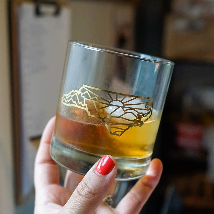 Amber Taylor Creative - Wholesale Cocktail/Liquor Glass - NC Cocktail Glass1