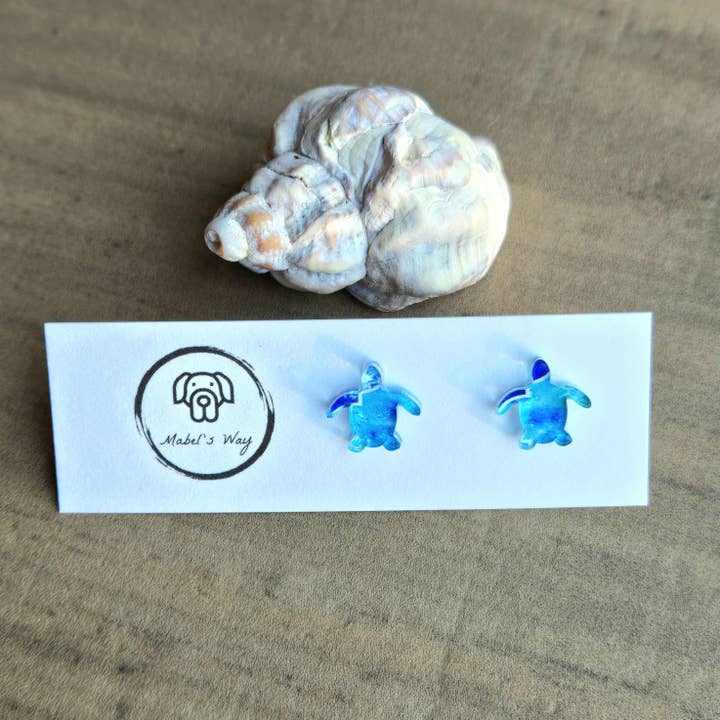 Mabel's Way - Wholesale Stud/Post Earrings - Sea Turtle Earrings2