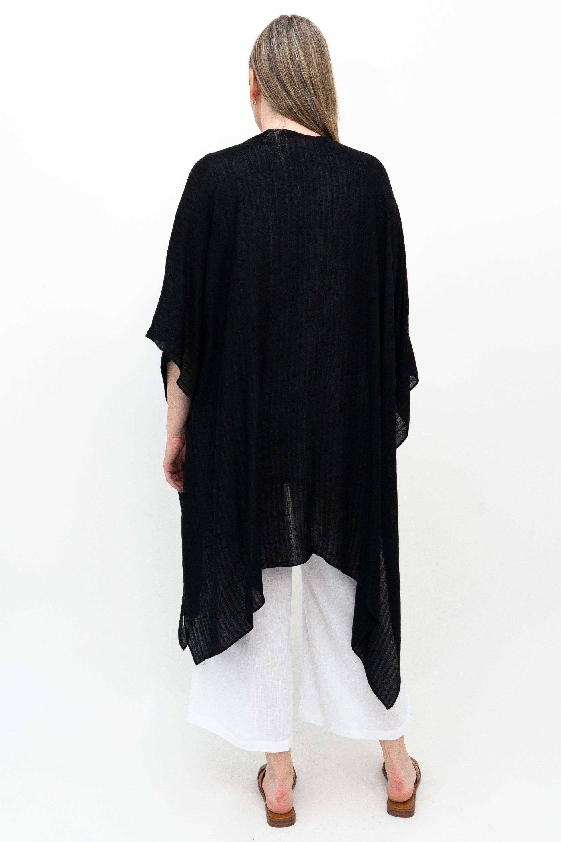 Blue Sky Clothing Co LLC - Vendita all'ingrosso Kimono - Donna - Darcy, Nero, Taglia unica3