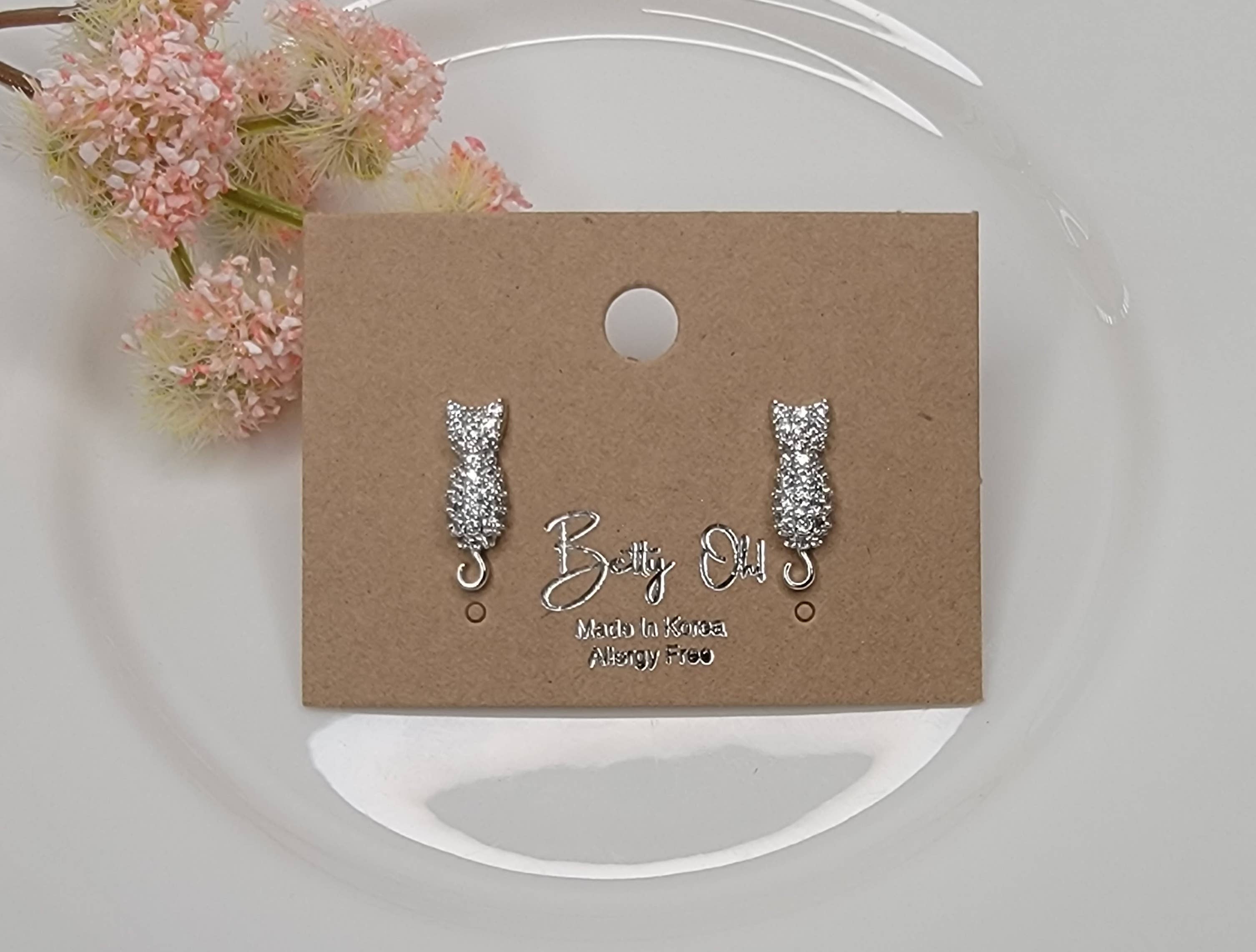 BETTYOH INC - Venta al por mayor Pendientes colgantes - PENDIENTES CON FORMA DE POSTE CON FORMA DE GATO2