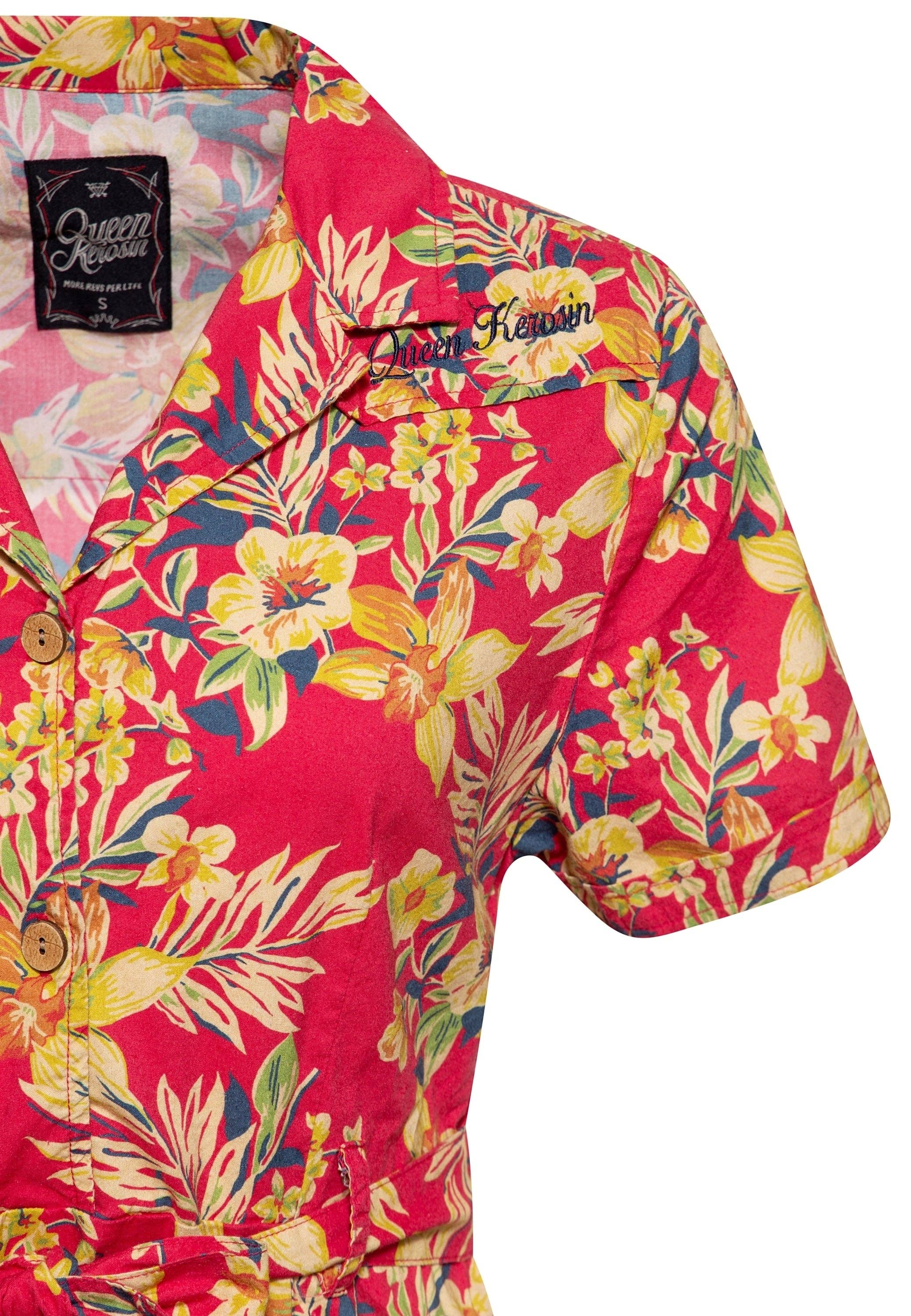 Hawaii Red Swing Dress for wholesale on Faire2