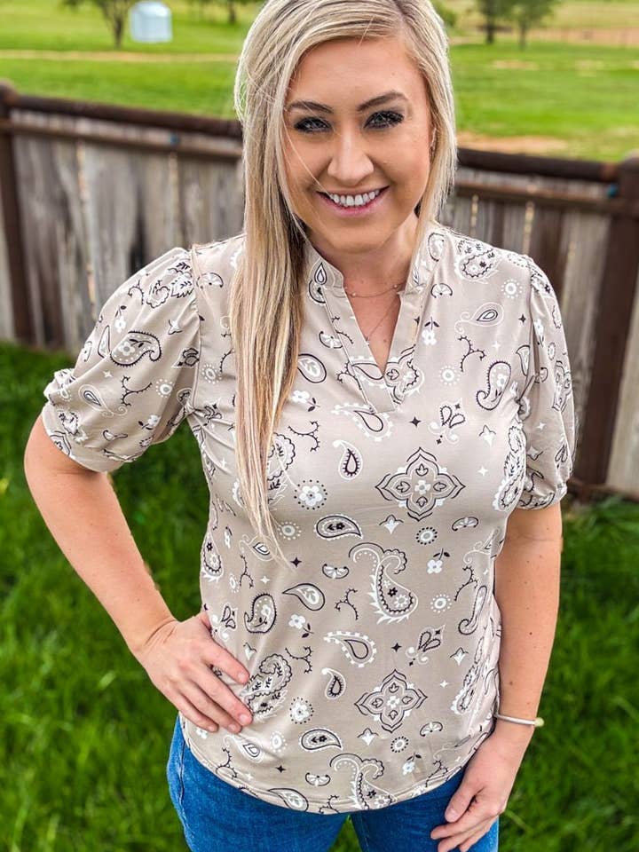 Sterling Kreek - Wholesale Blouse - Women's - The Paisley Top