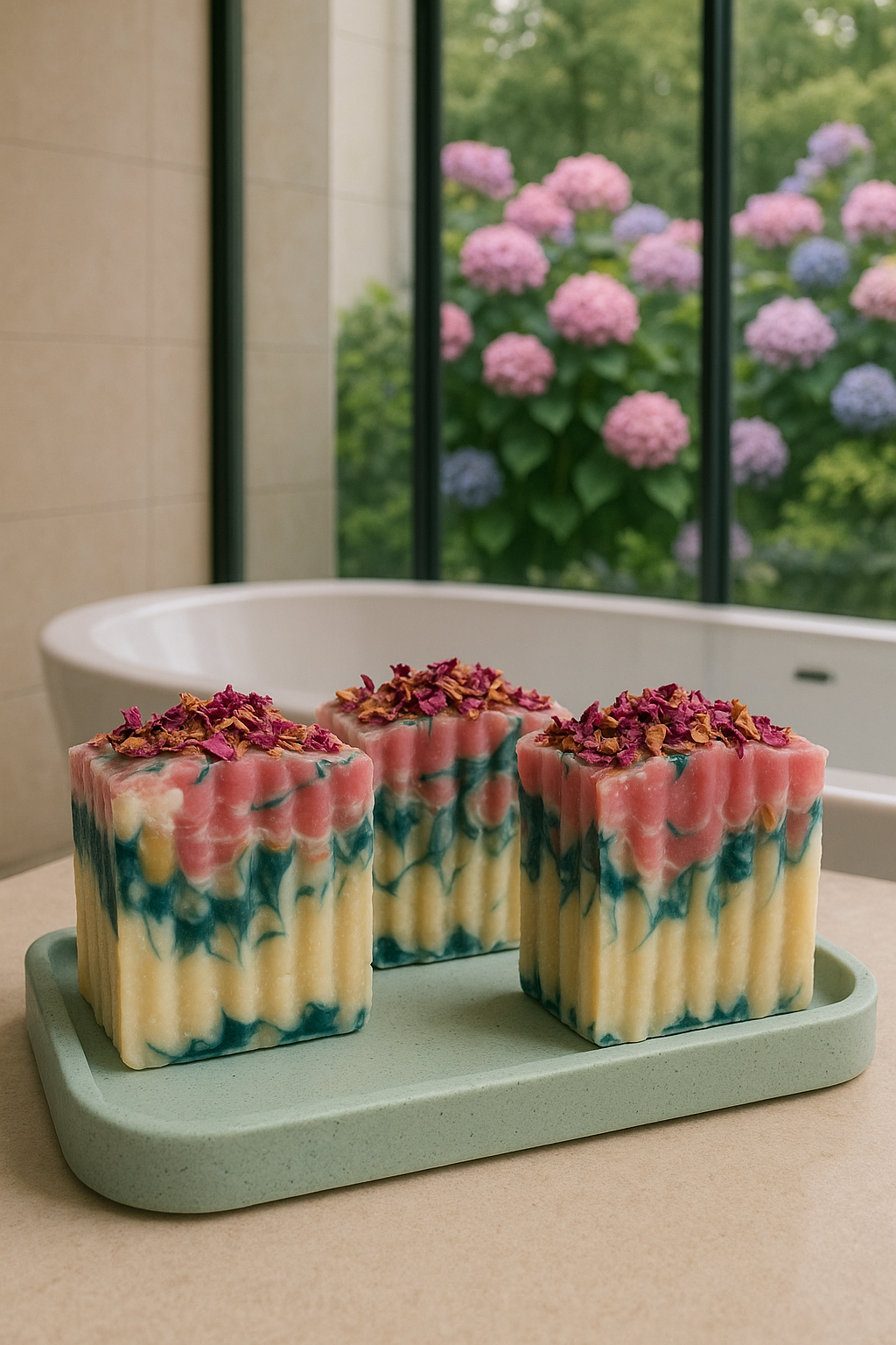 Priscila Leen Arts at Florida Soap Candle – sabonete sólido por atacado – Sweet Garden Sabonete processo frio vegan natural feito à mão11