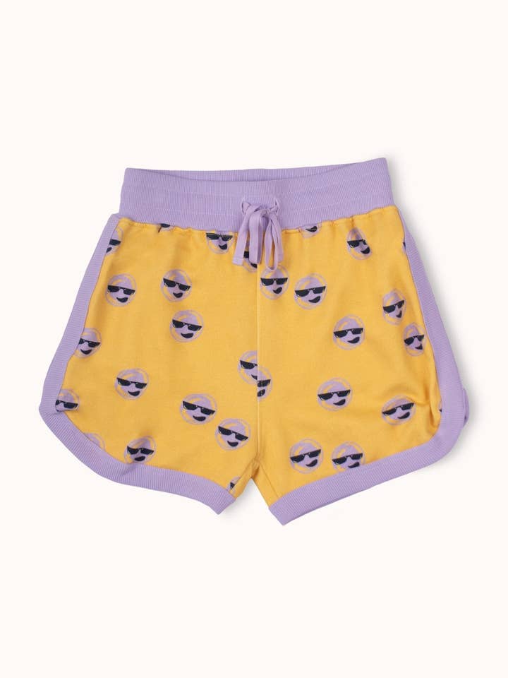 Shorts rétro - Soleil pourpre pour la vente par Rapozza