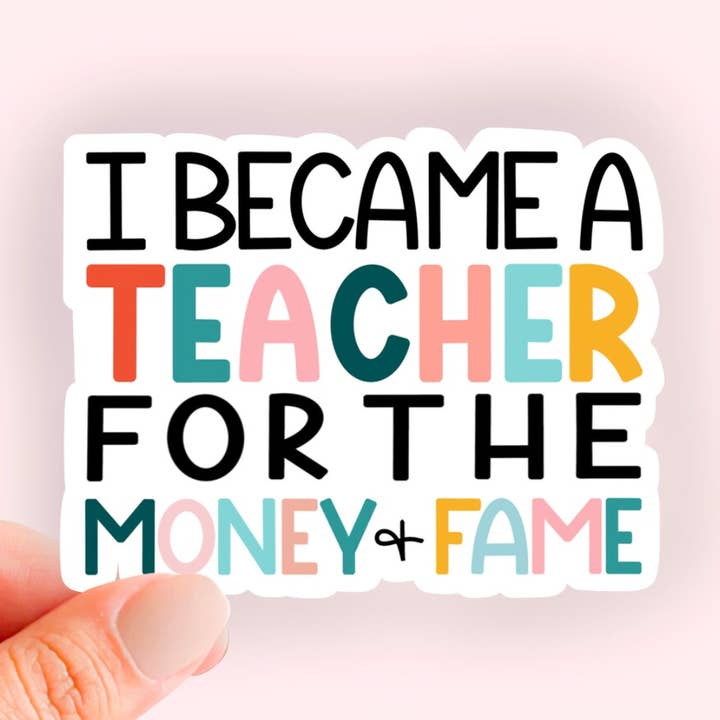 Ik werd een Teacher Sticker & Magnet (Copy) voor wholesale door ChelsCreatesCo