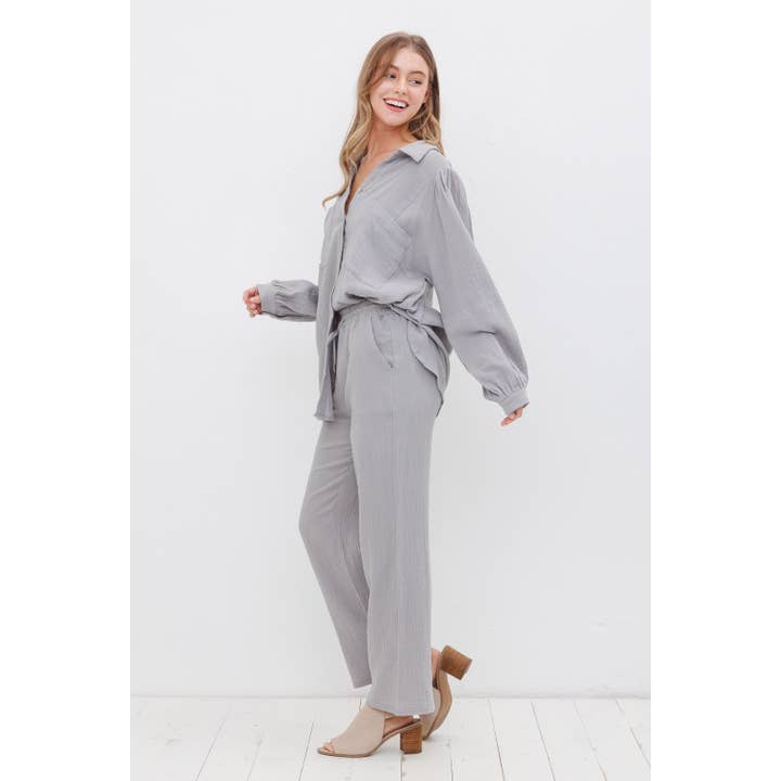 Sweet Generis - Venta al por mayor Pantalones - Mujer - PANTALONES ANCHOS DE GASA0
