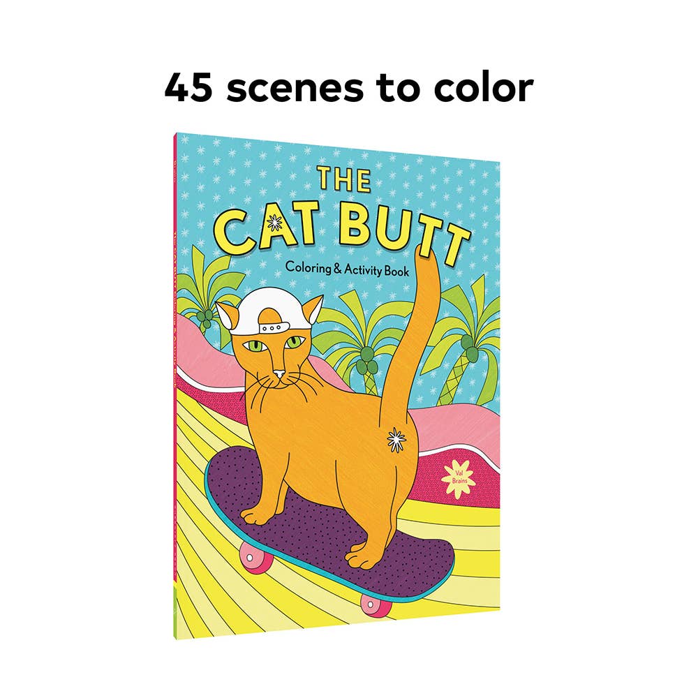 Chronicle Books - Wholesale Coloring & Activity Book - Adult - The Cat Butt Coloring and Activity Book2