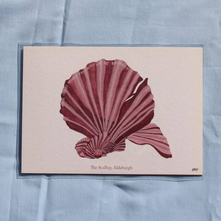 Emma Holmes Art - Wholesale Art Print - The Scallop, Aldeburgh – A5 Art Print4