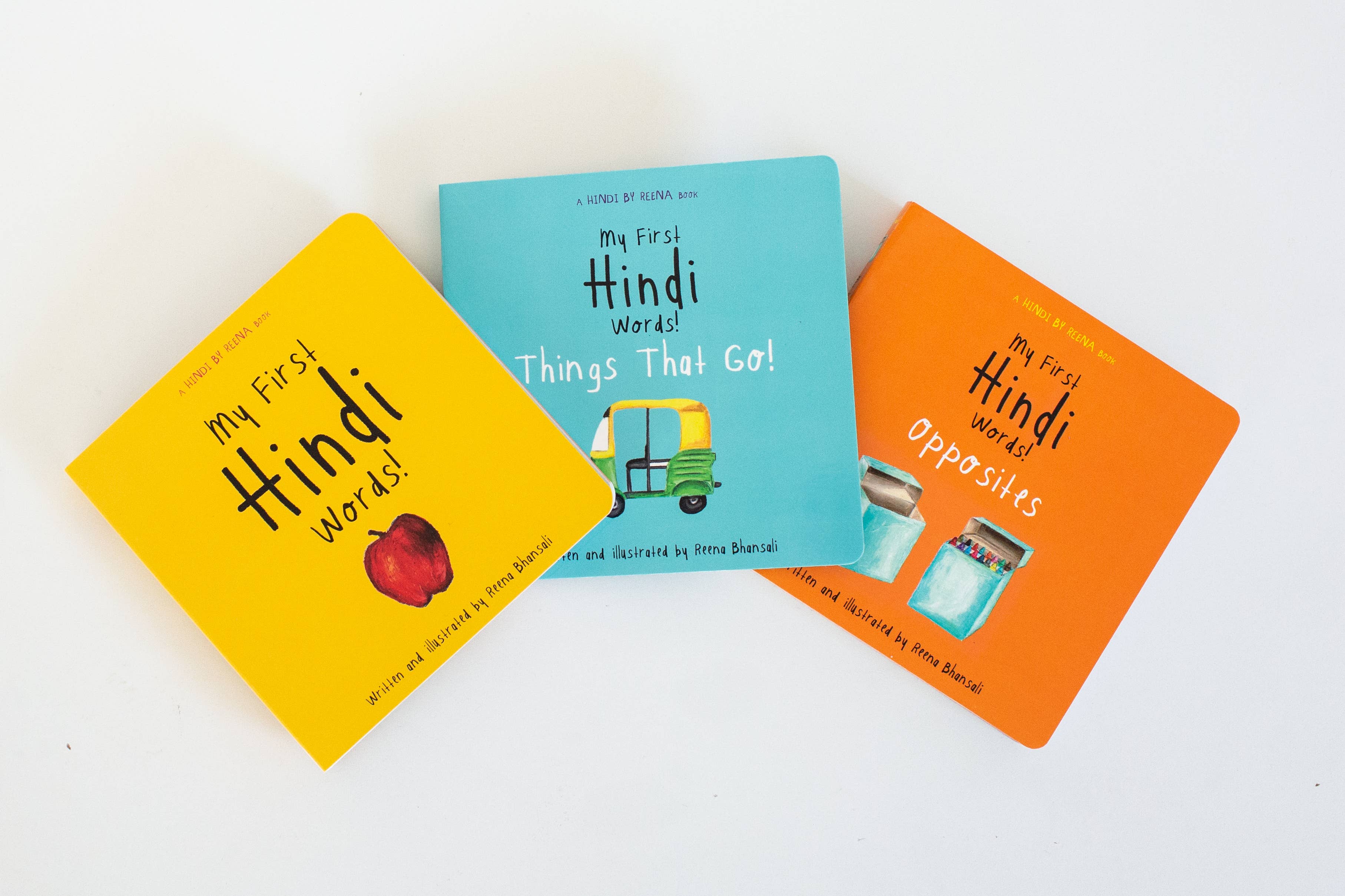 Hindi By Reena - Wholesale Baby & Toddler Book (0-2) - "My First Hindi Words!" Bilingual Board Book Gift Set8