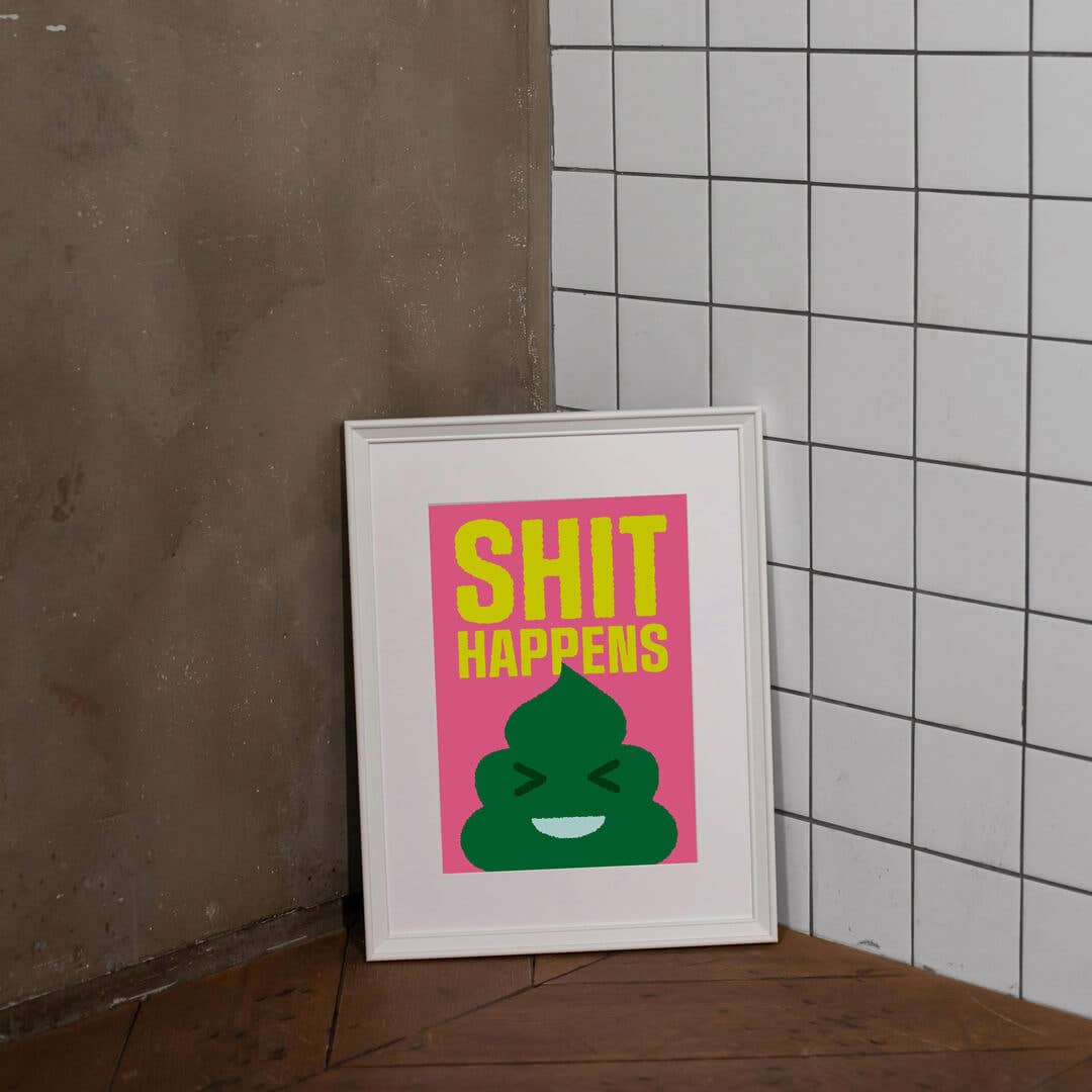 Redy. - Wholesale Poster - Shit Happens Poster - Toilet (30x40cm & 50x70cm)2