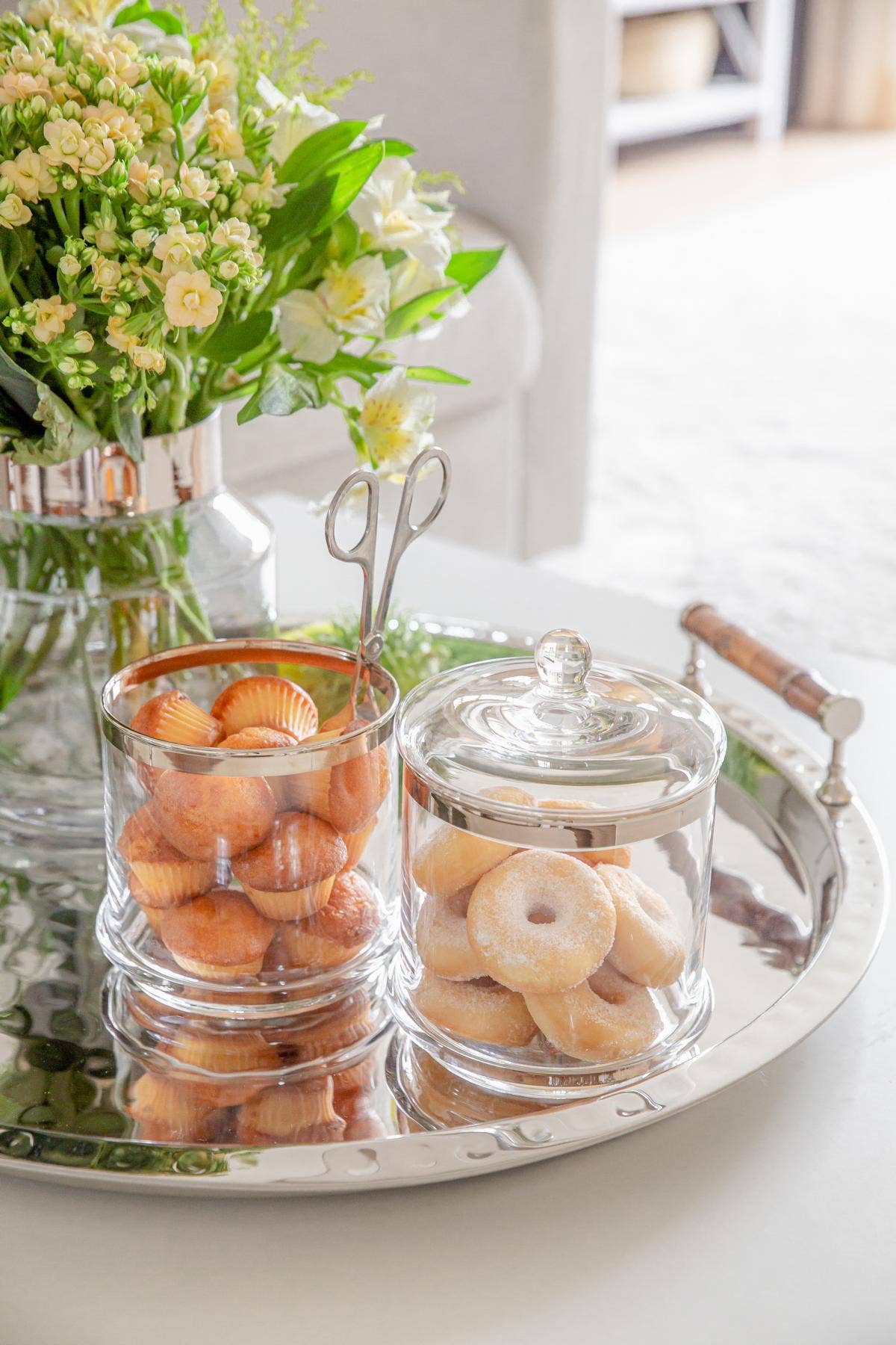 EDZARD - Wholesale Serving Tray - Serving Tray Hugo, Round, Stainless Steel Nickel-Plated8