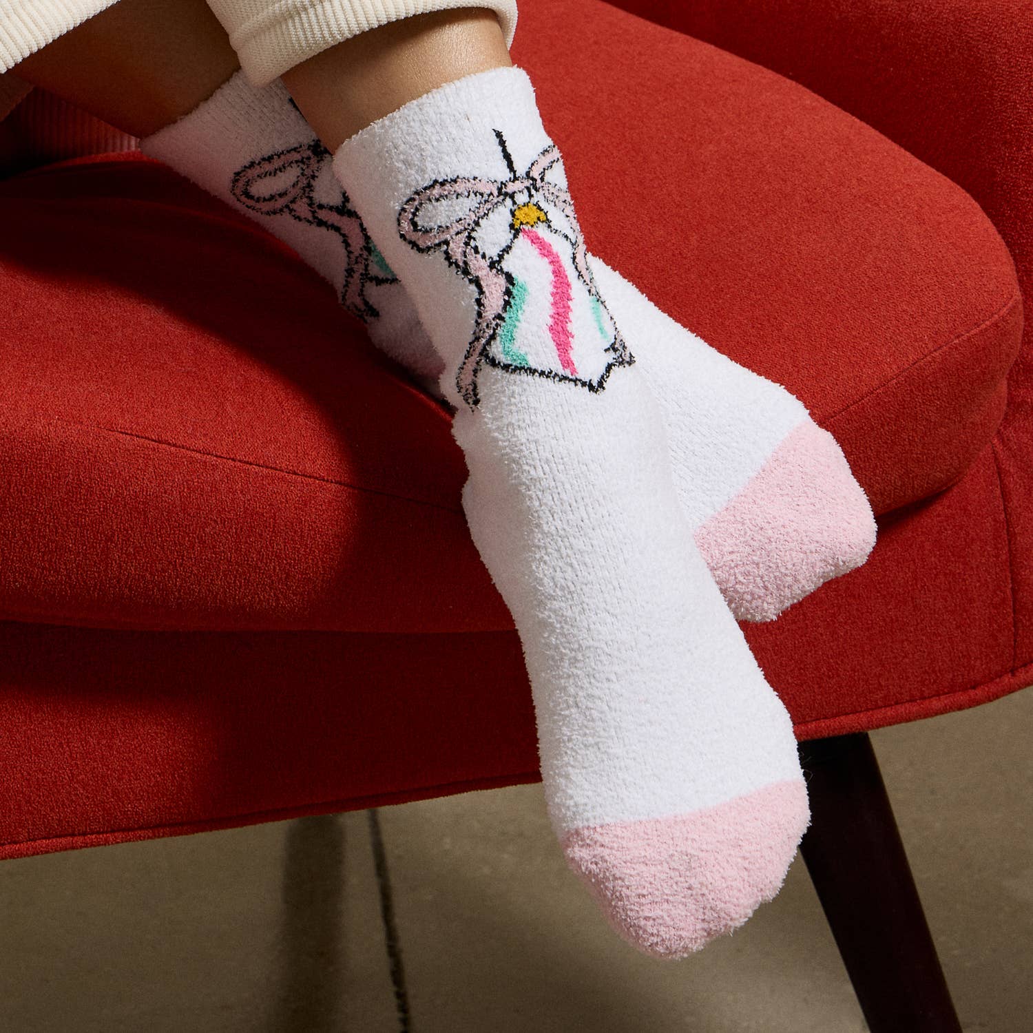 ASST Holiday Cozy Socks Gift Set in Festive Designs for wholesale on Faire5