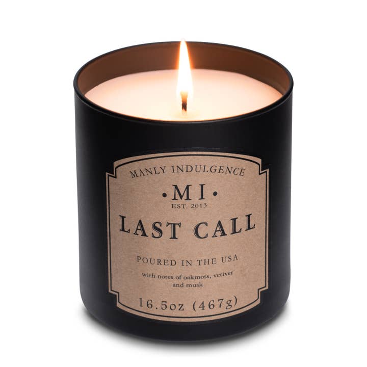MVP Group International INC - Wholesale Jar/Filled Candle - Manly Indulgence Classic Last Call, 16.5 oz