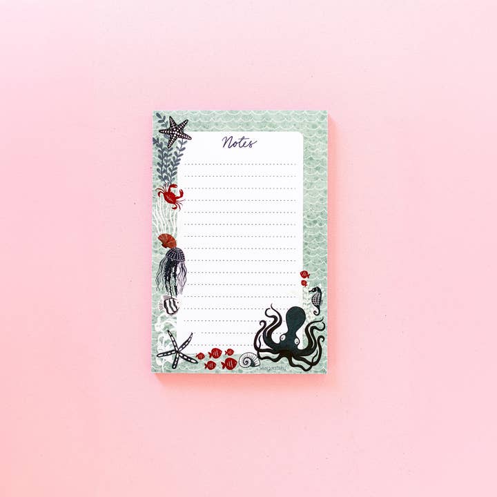 Wild Croft Studio - Wholesale Notepad - Ocean Friends Notepad5