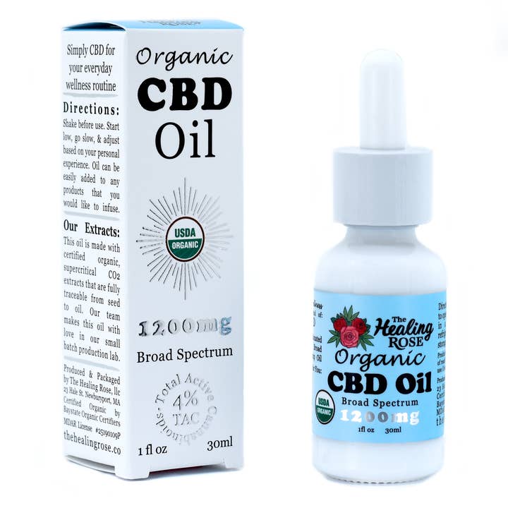 Organic Broad Spectrum CBD Oil | 1200mg for wholesale by The Healing Rose