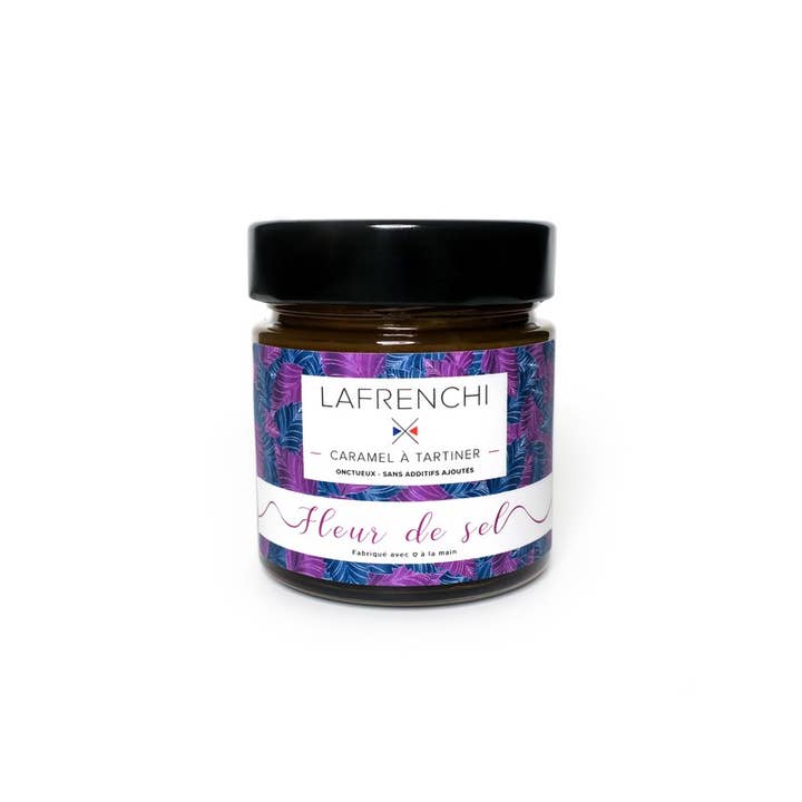 Caramel Fleur de Sel spread for wholesale by Baron & Chassaing