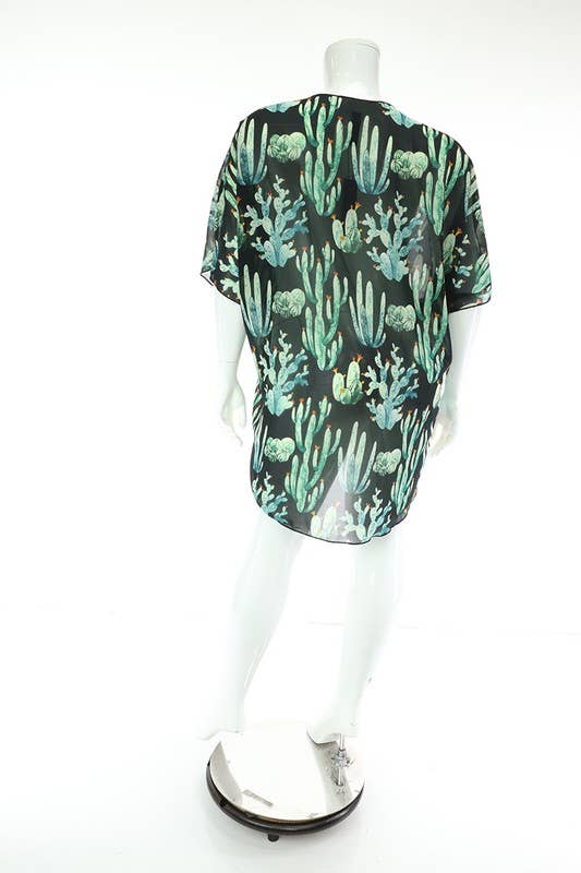 SEXY STAR DESIGN INC – wholesale Kimono - Dam – Plusstorlek Ny Stil Dam Chiffon Kimonoärmar8