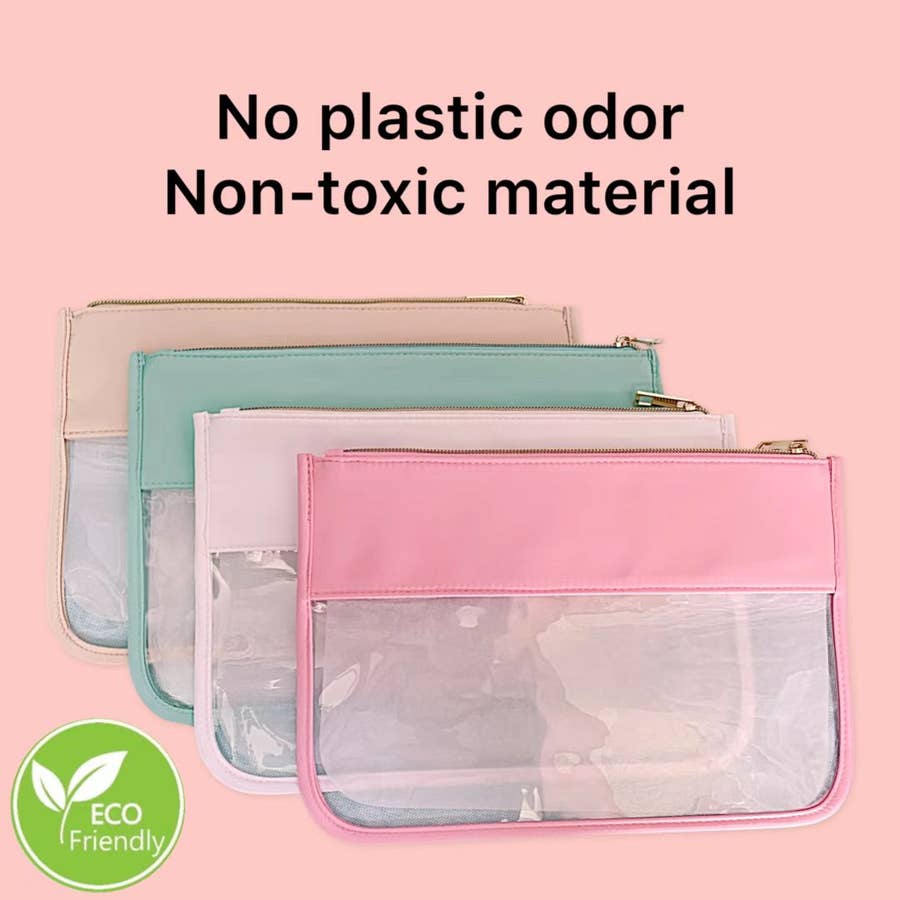 Wholesale Clear Zipper Pouches for Storage 