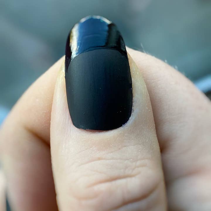 Space Witch Nails - Wholesale Press-On/Fake Nails - Shadow Self Matte Black Goth Punk Emo Witch Press-on Nails1