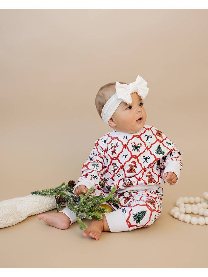 Lucky Panda Kids - Wholesale Top & Pant Set - Kids - Jogger Set | Christmas Bear1