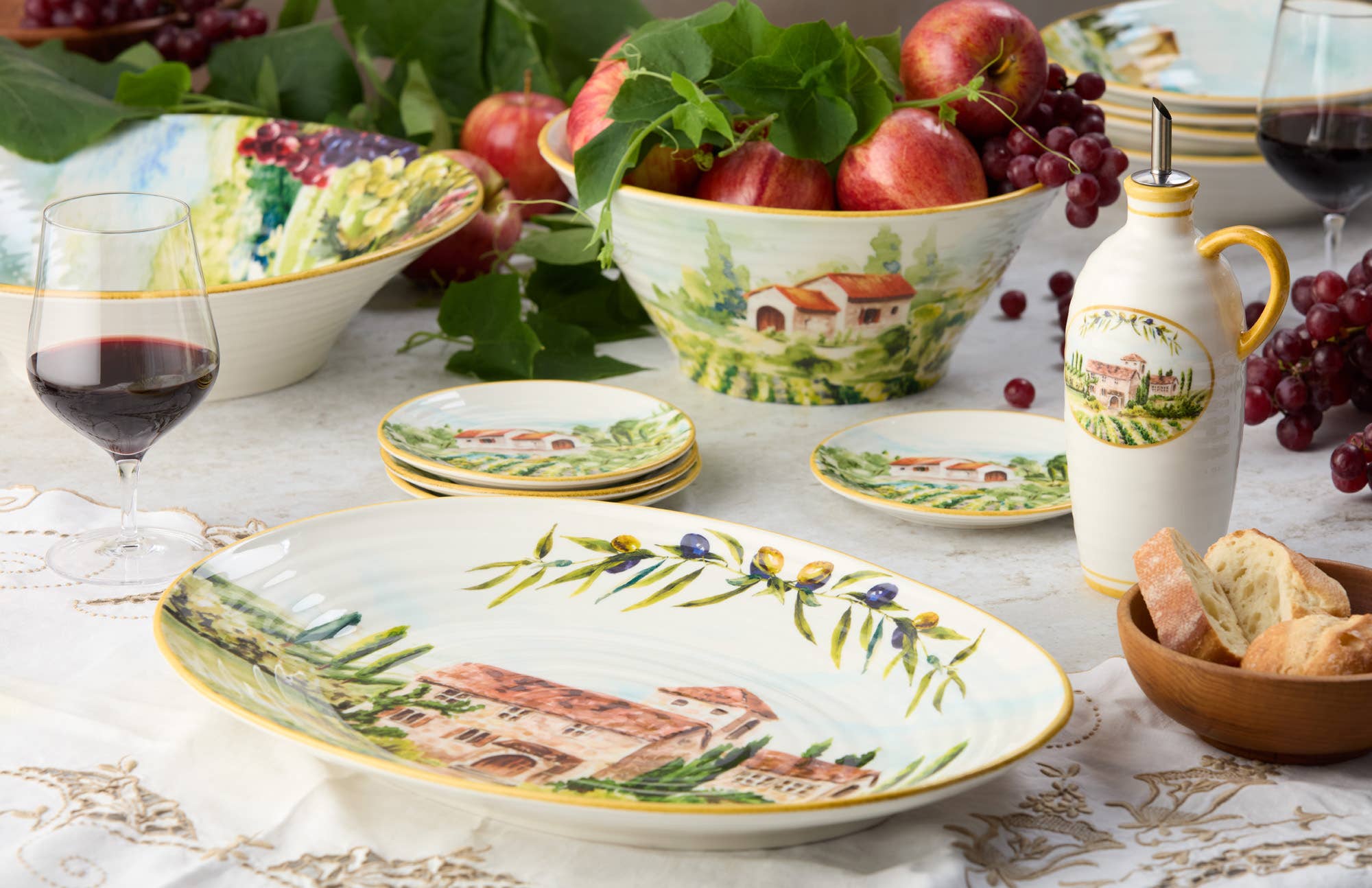 Certified International - Wholesale Servies voorgerecht - Toscane Canape Borden 15cm4