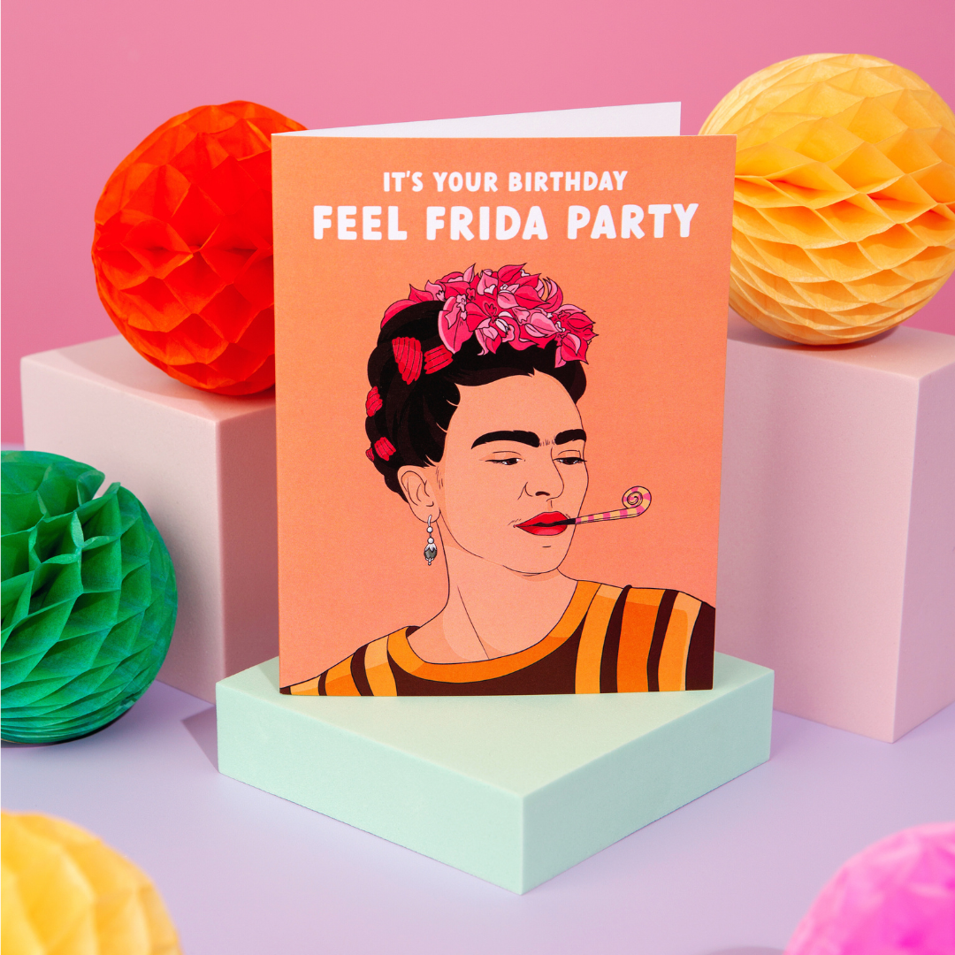 Party Mountain Paper co. – Engroshandel Fødselsdagskort – Frida Party | Fødselsdag Card3