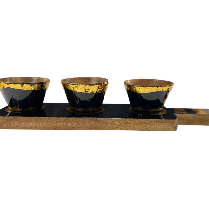 Nut Bowl Set Black for wholesale by Hartsmede