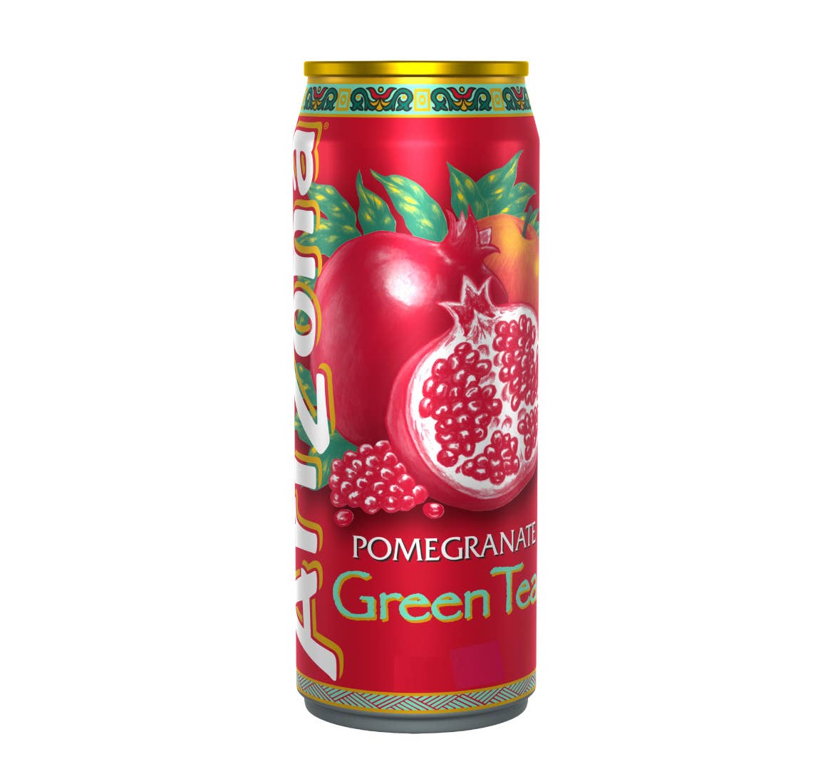 CargoPirate - Wholesale Iced Tea - Arizona Green Tea Pomegranate 12x330ML