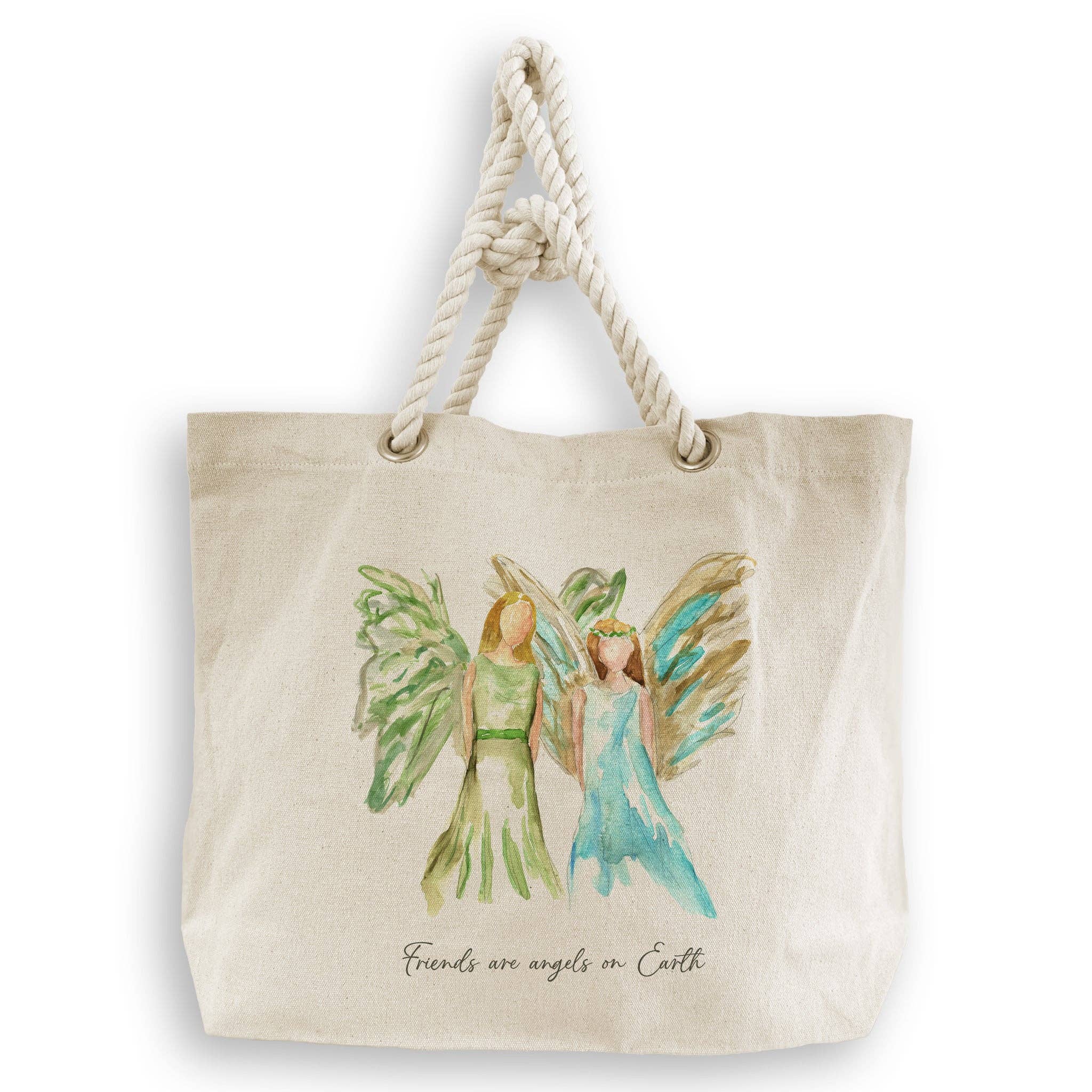 French Graffiti - Wholesale Tea Towel - Celestial Angel Friends with Friends Quote6