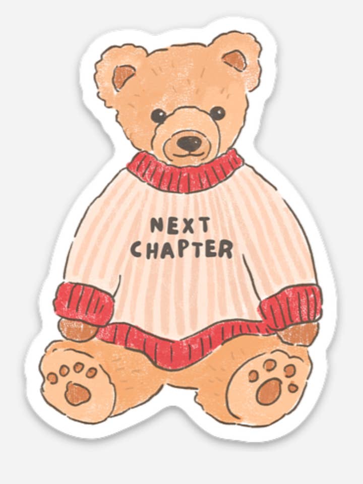 Next Chapter Bear Sticker for wholesale by Next Chapter Boutique, LLC
