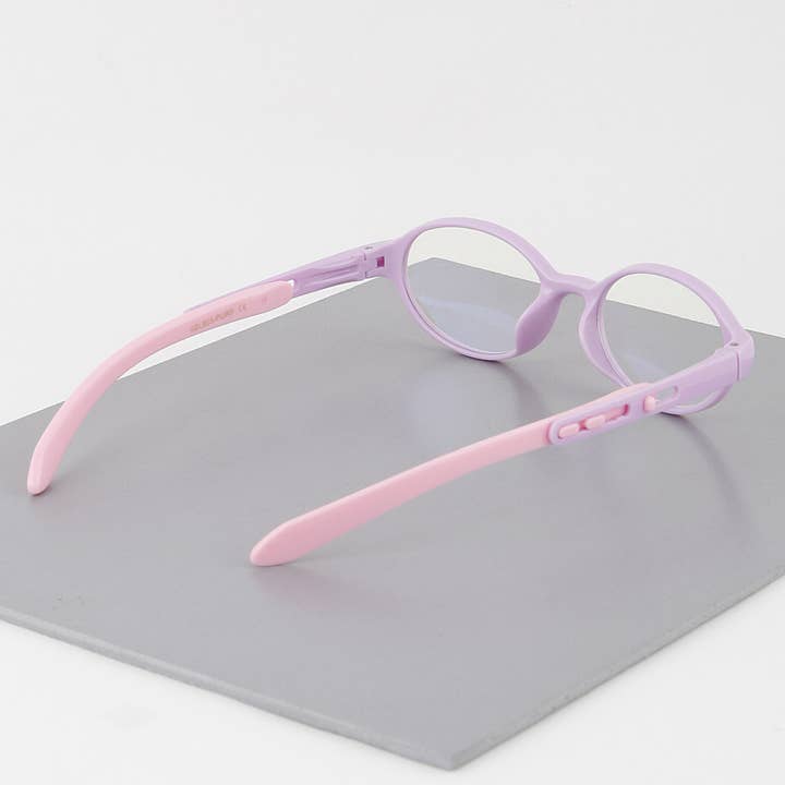 Paars Paarse ovale blauwe lichtbril voor kinderen voor groothandel op Faire1