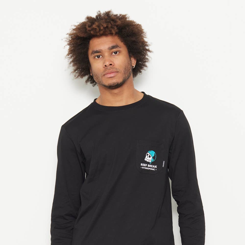 Hydroponic - Wholesale T-Shirt - Men's - Reef Ls 01- Black5