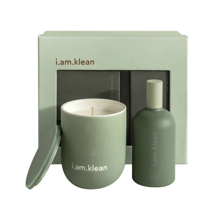 scatola regalo candela + spray per ambienti per la vendita all'ingrosso da parte di i.am.klean