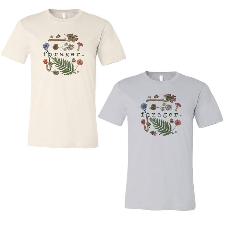 Forager ADULT Outdoor Nature Lover Hiking Summer Tee for wholesale by Barefoot Baby