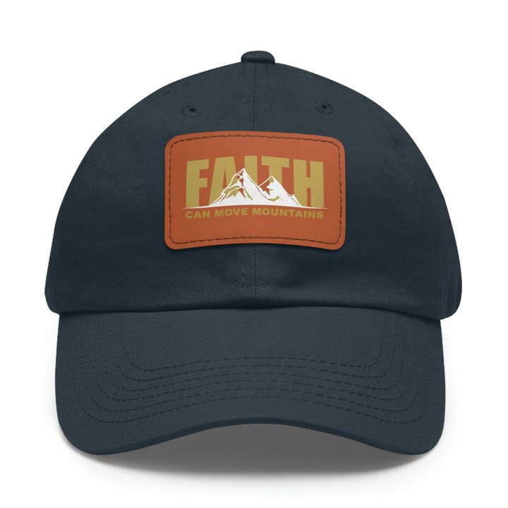 Faith Can Move Mountains honkbalhoed voor wholesale door iPhrase