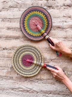 NOMAD BY LIV - Wholesale Wall Accent - Bolga FAN, Handmade1