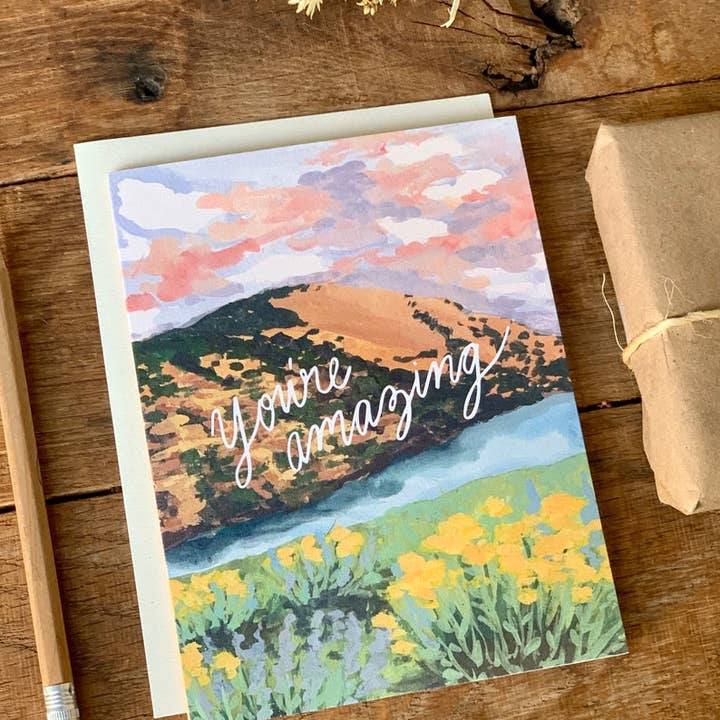 Little Salt Wagon - Vente Carte de vœux classique - Carte de vœux You're Amazing Nature Landscape4