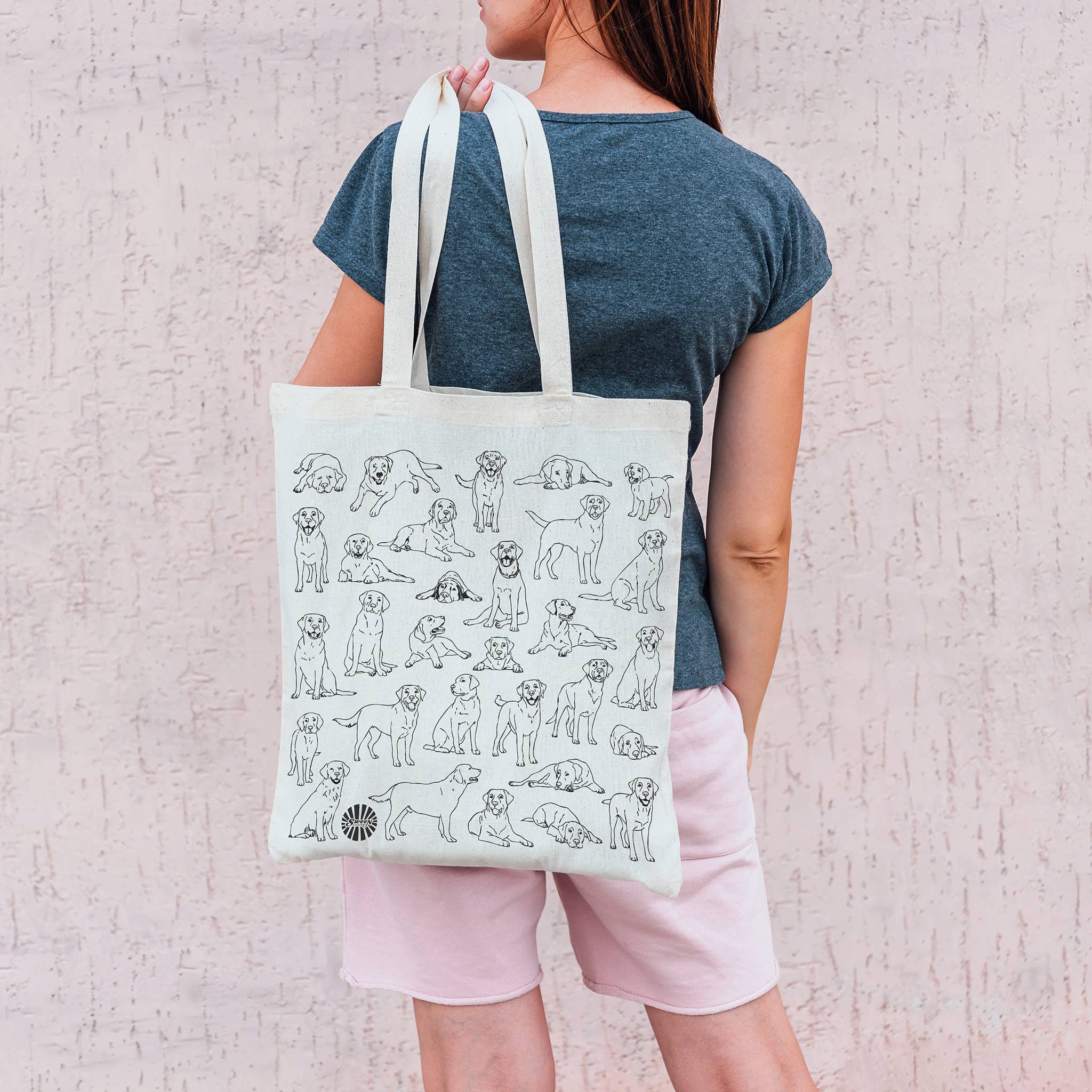 Sween Shop - Vente Tote bag – unisexe - Sac fourre-tout Labrador pour les amoureux des chiens & cadeau pour animaux de compagnie4