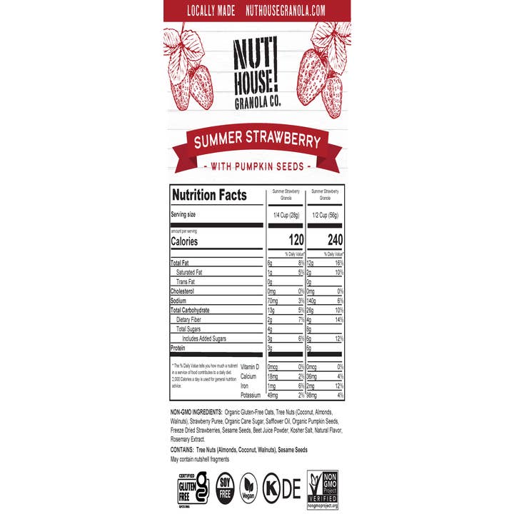 NutHouse! Granola Company - Wholesale Granola - Summer Strawberry Granola, 10lb Bulk3