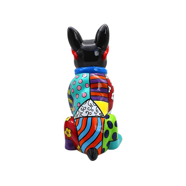 Interior Illusions Plus - Wholesale Decorative Figurine - Groovy French Bulldog with Glasses - 14" tall