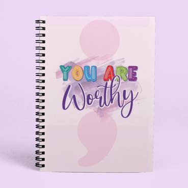 Du bist würdig Semi Colon Journal für den Großhandel von Spirit and Snark