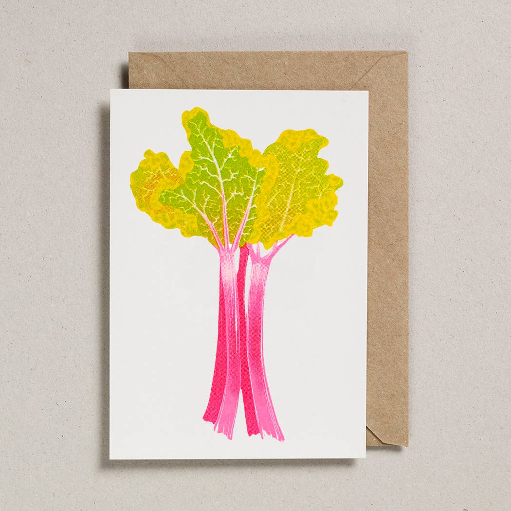 Petra Boase Ltd (US Duties Paid) - Wholesale Everyday Greeting Card - Grow Cards (Pack of 6) Rhubarb0