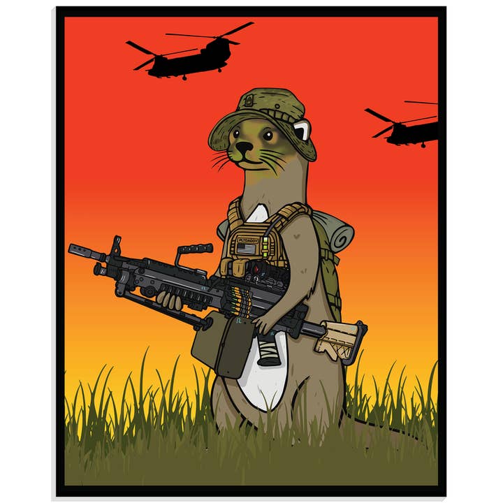 Impressão em Acrílico de Lontra por atacado de Platoon Daddy LLC