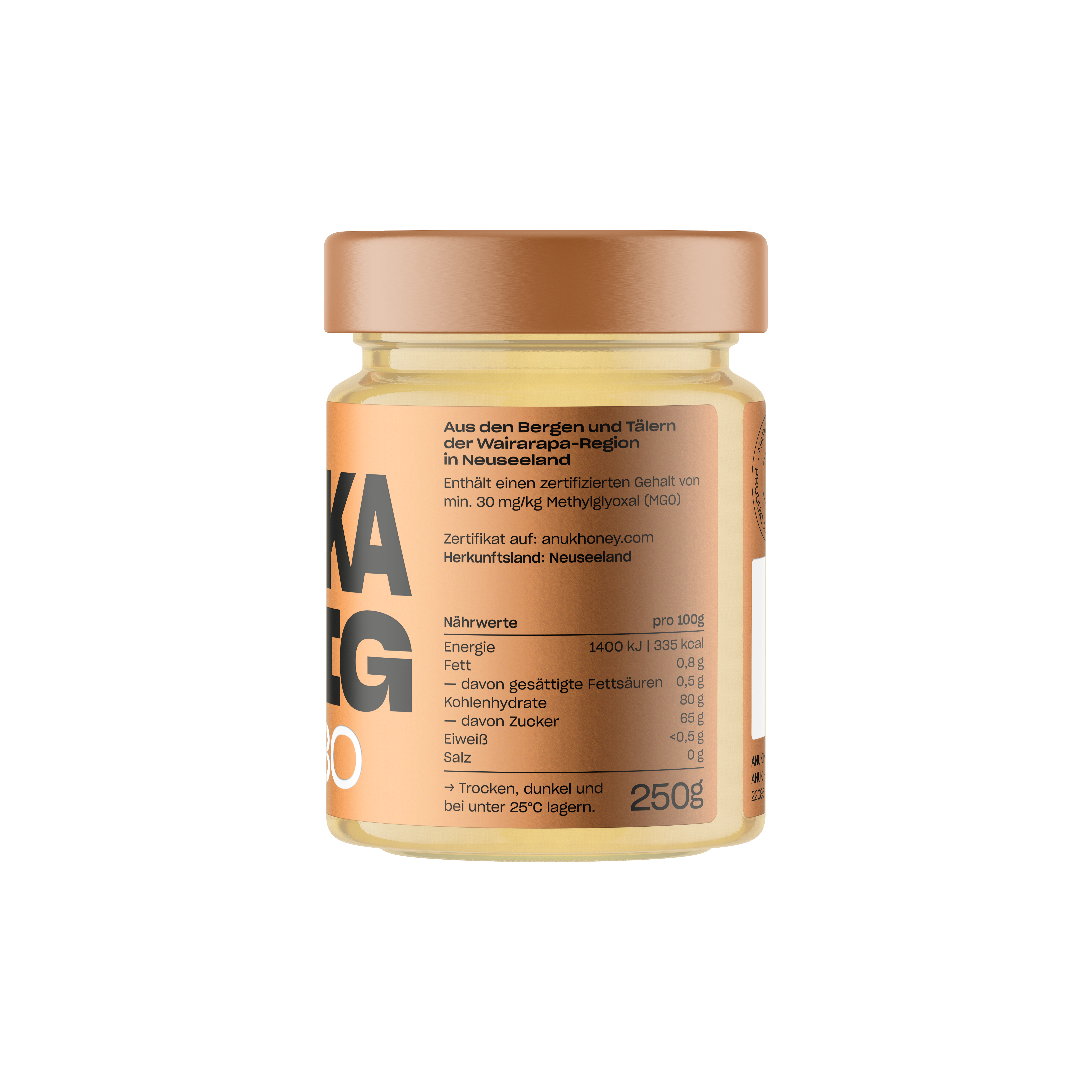 ANUK Honey - Wholesale Honey - ANUK Manuka Honey MGO302