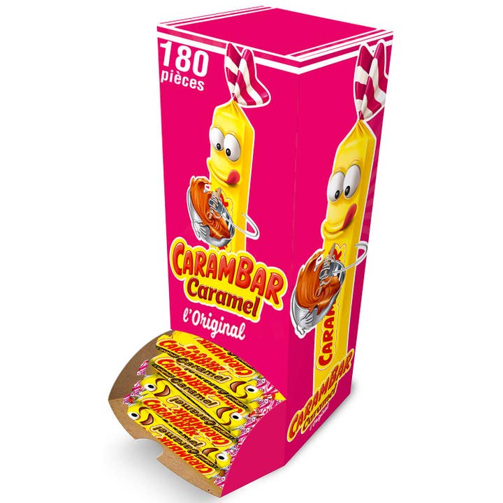 123bonbon - Venta al por mayor Caramelo - CARAMBAR Caramel - Caja de 180