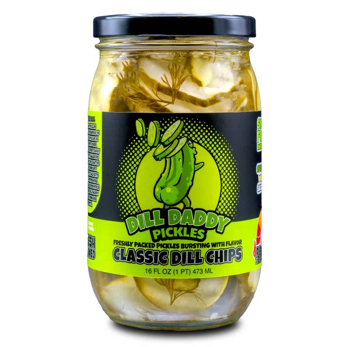 Classic Dill - Pickle Chips (16 oz) for wholesale by Dill Daddy Pickles