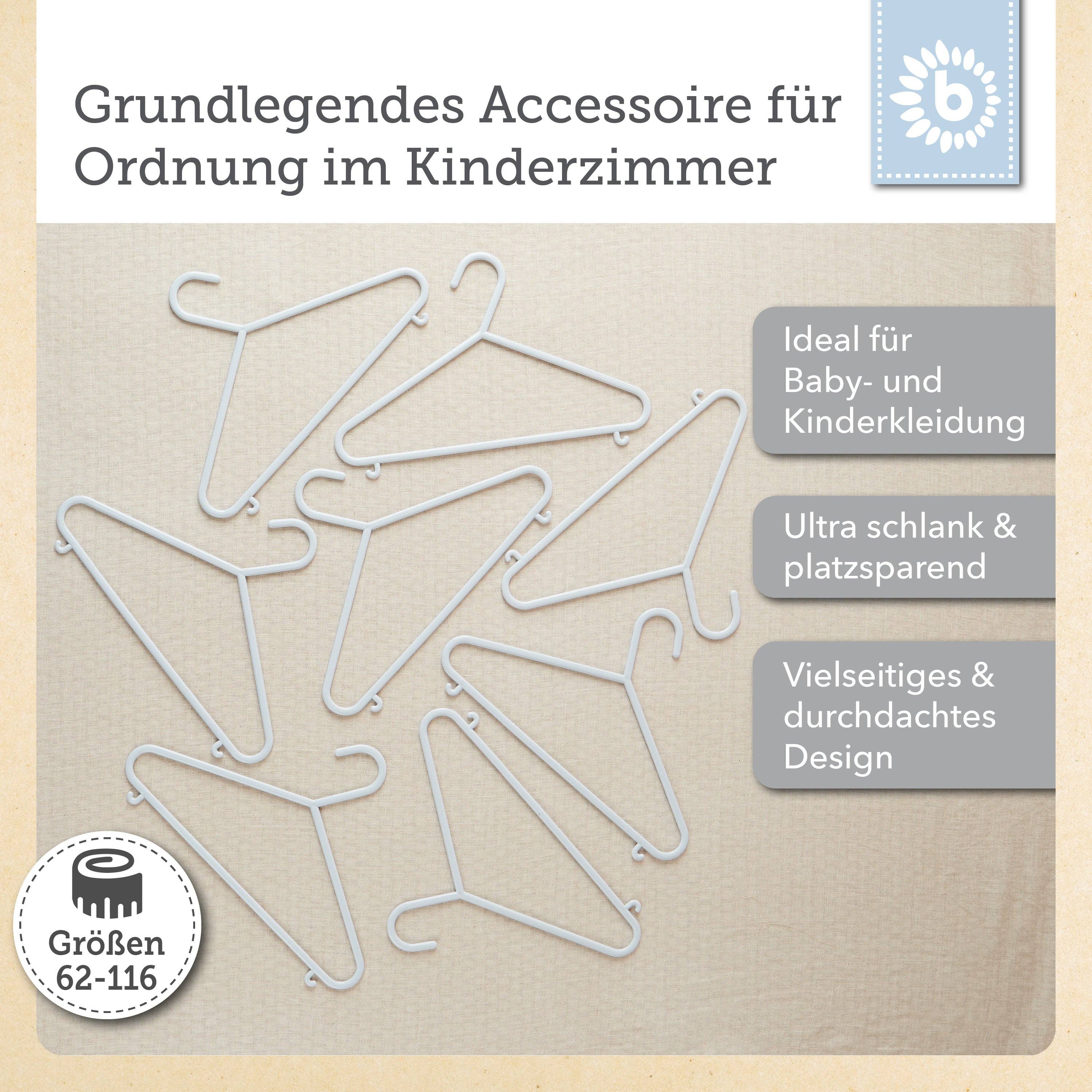 Bieco Spielwaren - Wholesale Clothes Hangers - Hanger 8-piece set misty blue3