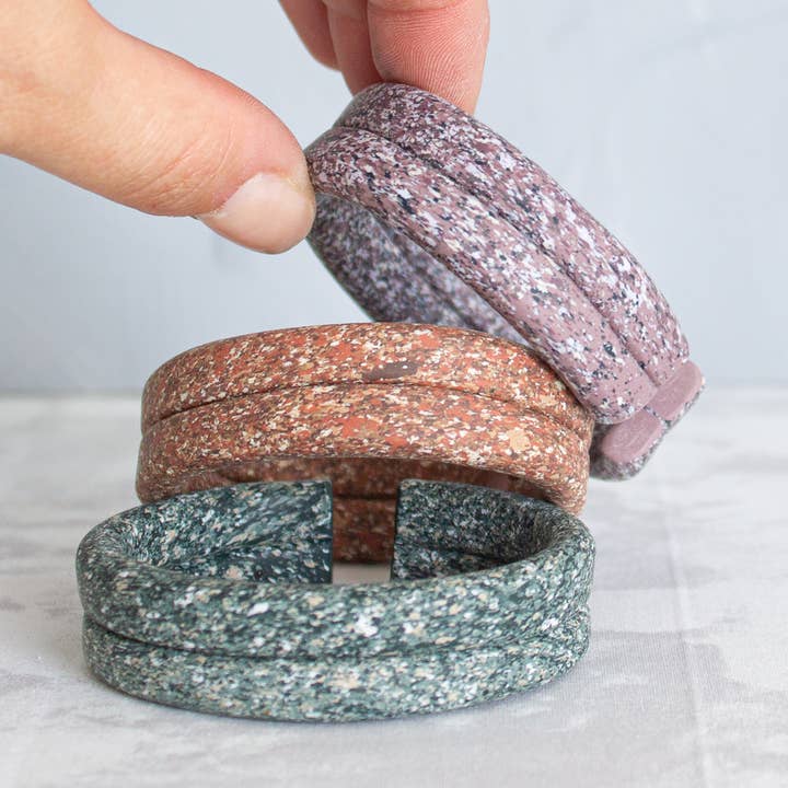 Chaos Bracelet | Flexible Polymer Clay Cuff for wholesale by Olim Clay Co.