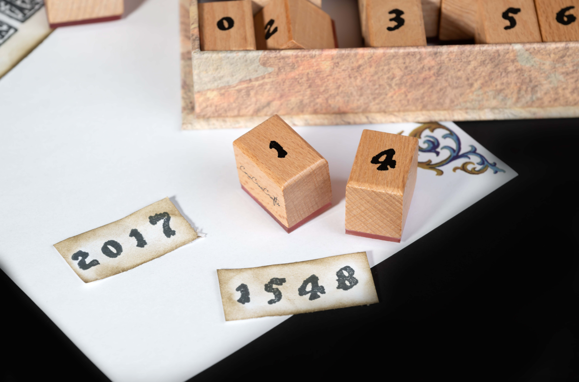 CoraCreaCrafts - Wholesale Rubber/Decorative Stamp - Alphabet Stamp Set1